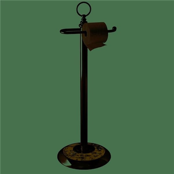 Nu Steel NuSteel TGC13MOPH Standing Toilet Tissue Holder Chrome Finish with Mother of Pearl TGC13MOPH - main